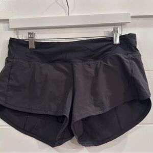 Women's Black Athletic Running Shorts